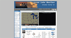 Desktop Screenshot of gooselakeweather.com